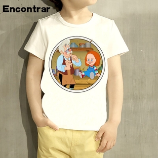 Niños Chucky Duivel bebé Hip Hop Gedrukt Ontwerp camiseta bebé Jongens/Meisje Grappige Korte Mouw Tops Kinderen Kawaii camiseta, HKP5114 (7)