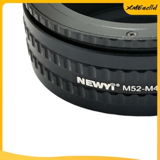 [xmeaclld] adaptador de anillo helicoide de enfoque, aleación de aluminio, adaptador de lente de anillo, para lente de montaje m52 a m42, anillo adaptador de lente