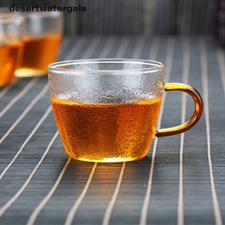 Desertwatergala Glass Cup Heat resistant Glass Water Cup With Handle Tea Milk Drink Juice Cup DWL