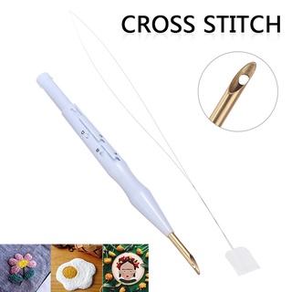Embroidery Needle Punch Set Pen Tool Magic DIY Craft Stitching Sewing Kit Craft ☆atoz365mall