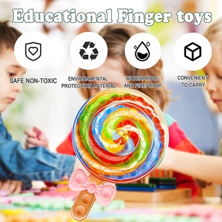 Pop Fidget Sensory Stress Bubble Toy Set Fidget Push Toy for Kids Pop Silicone Stress Toys for Children Adult