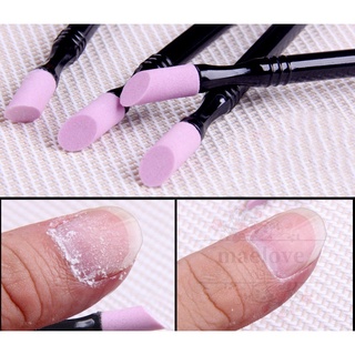 Cuticle Pushers 1Pc Double-end Quartz Cuticle Remover Washable Dead Skin Pusher Trimmer Manicure Nail Art Tool