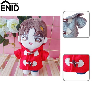 enidstore Fabric Plush Doll Jacket Plush Doll Overcoat Jacket with Jeans Smell-less for Pretend Game (1)