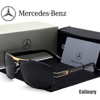 [Culinary] lentes de sol Mercedes Benz polarizados a la moda para hombre/lentes clásicos de Metal