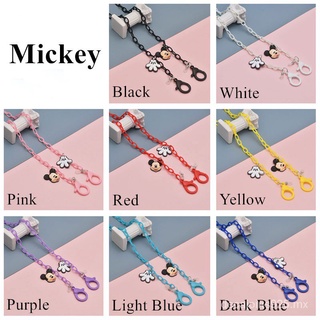 50CM nueva personalidad simple Mickey Mouse Minnie cubrebocas para ninos cadena de máscara collar [decajoins925] (2)