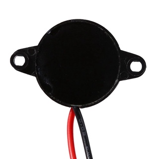 VEROMORE 1/2/5pcs Black Alarma de zumbador electrónico Alambre de cobre Multi - tono claxon cuernos Sonido continuo beeper Para coche Tin plated 3-24v 23x12mm 95db 10a piezo (9)