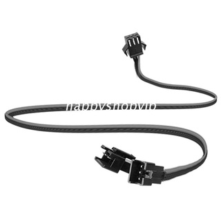 Hsv ARGB 5V 3 Pin artículo Cable de extensión AURA MSI placa base divisor Y estilo adaptador para ventilador de tira de luz de 5V Halos