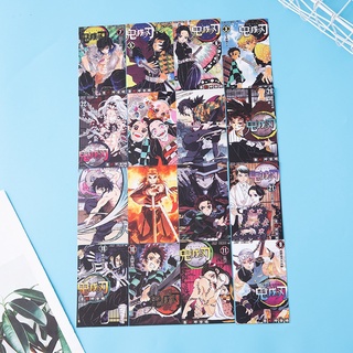 32 unids/set nuevo anime demon slayer's blade edición limitada colección clásica tarjeta postal tanjirou ni beans fan colección fiesta regalo conmemorativo regalo de cumpleaños (3)