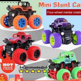 nanseek juguetes coche de juguete gran rueda monstruo camión off-road 360 grados flipping stund coche 4wd coche regalos de navidad