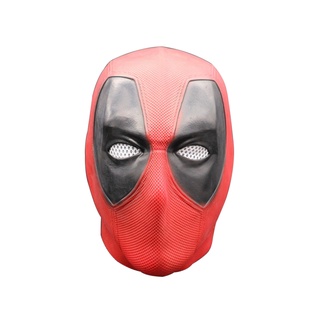 bl halloween mascara de látex máscara deadpool cara completa cubierta de cabeza disfraz fiesta prop