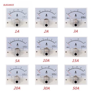 ELEGANCE 85L1 AC Panel Meter Analog Panel Ammeter Dial Current Gauge Pointer Ammeter 1-50A