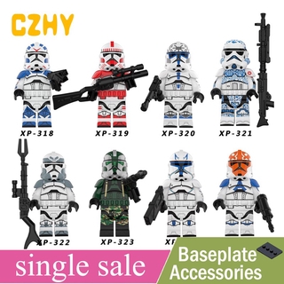 lego star wars minifigures clone trooper stormtroopers bloques de construcción juguetes para niños kt1042