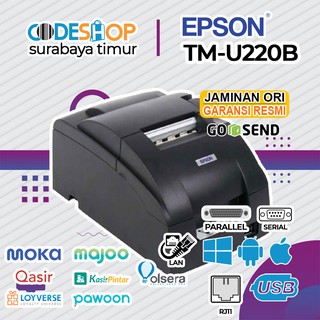 Impresora de papel de papel EPSON EPSON TMU220B EPSON AUTO cortador TMU 220 papel gratis