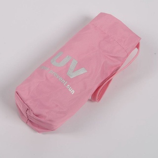 *LYG Ultralight Five-fold Umbrella Foldable Portable Mini Pocket Umbrella Creative Vinyl Exquisite Sun Umbrella