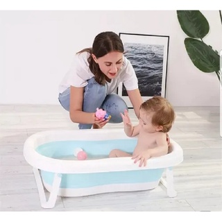 Bañera Tina Para Bebé Plegable Portátil Ligera Baño Niños (1)