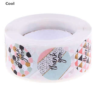 【Cool】 500pcs/roll Pink plaid Stickers for seal label Sealing decoration Sticker .MX