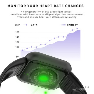 YL🔥Stock listo🔥SmartWatch Y68 deporte impermeable Bluetooth Smart Watch Fitness Tracker pulsera podómetro frecuencia cardíaca monitorización del sueño Smartwach (4)