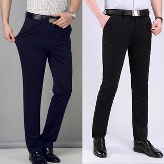 NISH&Pants cinturón para hombre de negocios de trabajo elástico Formal liso inteligente ropa de trabajo Pencilnineshops (8)