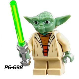 Lego Star Wars Bloques De Construcción Juguete Yoda Mandalorian Darth Vader Stormtrooper Muñeca Figura Niño Juguetes (8)