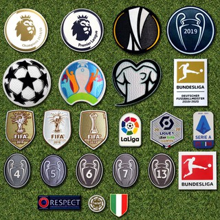 Football patch Football badge Ball patch EPL La Liga Serie A Ligue 1 Bundesliga（Need to place an order with clothes）
