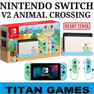 NINTENDO Consola de interruptores Animal Crossing New Horizons Switch Console (2)
