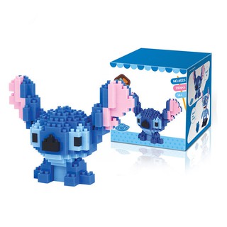 Anime Stitch Building Blocks Toy Lego Nano Diamond Bricks Stitch and Lilo Figures Kids Puzzle Toys Gift Original (1)