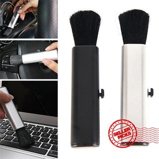 Car Conditioning Air Outlet Brush Retractable Cleaning Computer Small Cleaning Brush Plastic A9I7