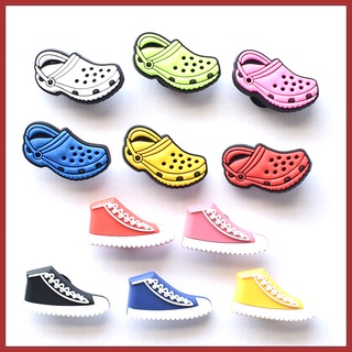 DIY moda colorido Crocs accesorios zapatos encantos jibbitz alfileres decoración de zapatos