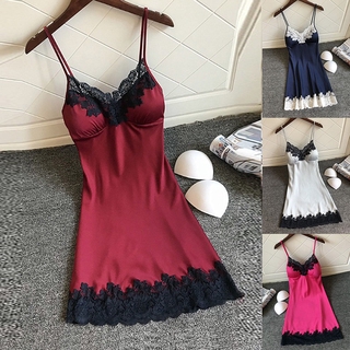 Nightdress Women Sleepwear sexy Lingerie lace Dress Nightwear Nightdress Clothes Home House Strappy Fashion Sexy Hot High Quality Hot sale