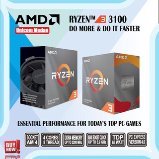 Ryzen 3 3100 procesador AMD