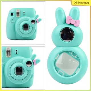 [xmaxxqyg] 1 pieza precioso conejo selfie y lente de primer plano espejo para mini 8 mini 9 mini 8+ mini 7s polaroid 300 instant