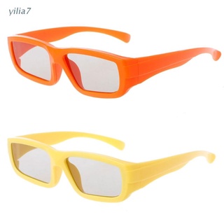 yilia7 - gafas 3d pasivas polarizadas circulares para cine de televisión real d