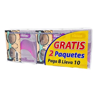 Kleenex Pañuelo Desechable 8 Paquetes De 15 Piezas Mini (1)