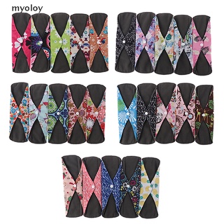 Myoloy 1X Bamboo Menstrual Cloth Hygiene Towel Pads Absorbent Period Nappy Panty Liner MX