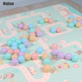 nnjiao~ divertido 100/200 colorido bola de plástico suave océano bola bebé niños natación pit piscina juguetes