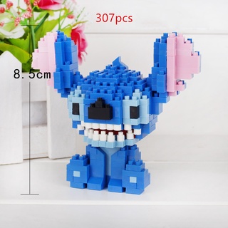 Anime Stitch Building Blocks Toy Lego Nano Diamond Bricks Stitch and Lilo Figures Kids Puzzle Toys Gift Original (5)