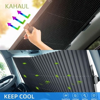 KAHAUL Hot Sunshade Cover Auto Parts Automobiles Curtain Car Window Sun Visors Retractable Curtains Interior Replacement Accessories Solar UV Protect Windshield Sun Shade Block Protector