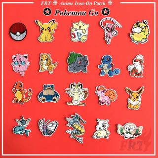 Pokemon Go-Anime Character Pikachu Iron-on Patch 1Pc DIY Coser En Hierro Insignias Parches (1)