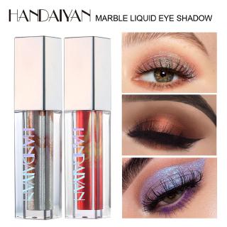 Handaiyan Líquido Brillo Sombra De Ojos Impermeable De Larga Duración Maquillaje Cosmético