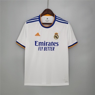 Camisa personalizada 2021/2022 Real casa de Madrid tailandesa camisa masculina suelta blusa personalizada (2)