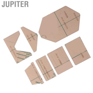 Jupiter 7Pcs Paquete De Tarjeta Plantilla Acrílica Precisa Distancia De Corte Transparente Diseño DIY Para (5)