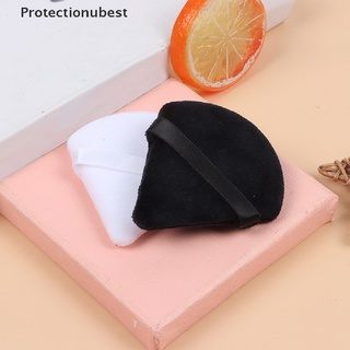 protectionubest 2 pzs mini esponjas cosméticas de terciopelo/triángulo/herramientas de maquillaje npq