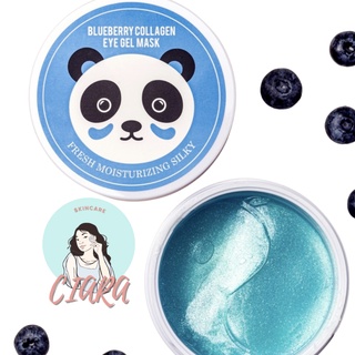 Colageno Ojos Parche Hidrogel Tarro Panda Blueberry Hidratante