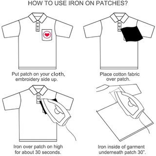 Zong 18 pzs parches de algodón de hierro en dril de algodón de 3 tamaños para Jeans, coser en algodón Denim con Kit de costura, parches decorativos (7)