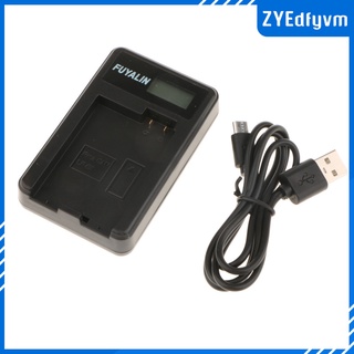 Portable USB LCD Screen Battery Charger for Canon LP-E8 EOS 550D 650D 750D (9)