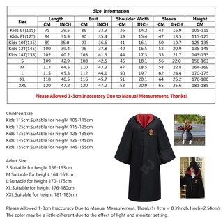 Wizard Costume Harry Potter Robe Kids Cape Cloak Cosplay Tie Wand Accessories Magic School Cosplay Clothes Shirt Skirt Sweater Clothes (2)