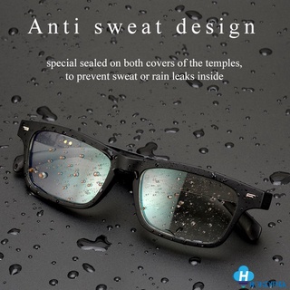 Non bone conduction Bluetooth audio smart glasses driving sunglasses eye protection blue light proof smart glasses honeypick
