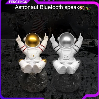 Mini bocina inalámbrica compatible con Bluetooth con forma de astronauta/Mini reproductor de música compatible con Bluetooth