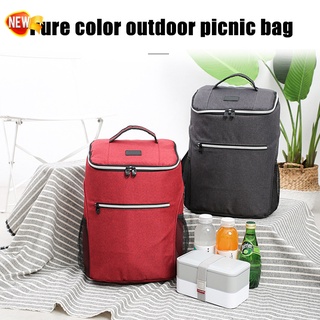 Large Capacity Travel Bag Picnic Backpack for Outdoor Sports Hiking Solid Color Waterproof