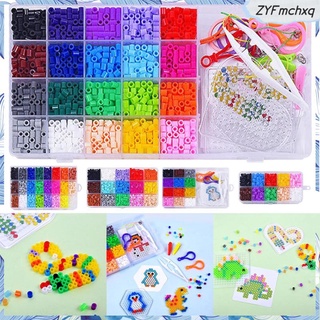 Fuse Beads Kit, 5mm Mini Fuse Beading Kit, Multicolored Iron on Fused Beads Kit, Great Supplies for Fuse Beads Artist,